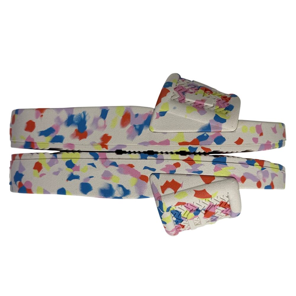 Hunter Original Elastic Slide Sandals Confetti Multi Women's Size US 10 UK 8